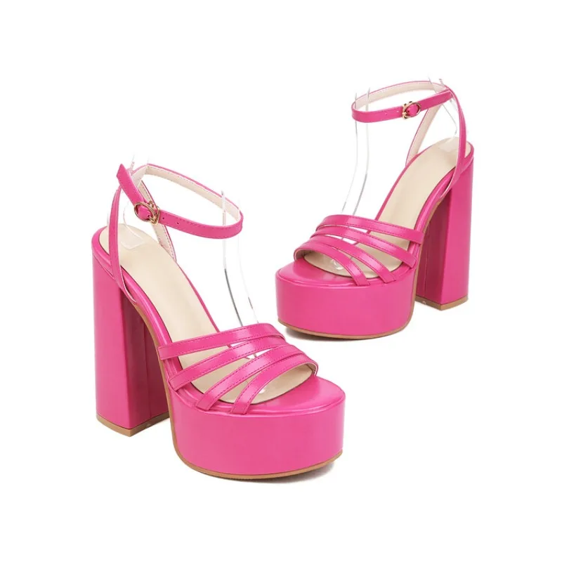 

Женские туфли для вечеринок Женские туфли на высоком каблуке Толстый каблук Супер высокий каблук Модный тренд Удобная свадьба