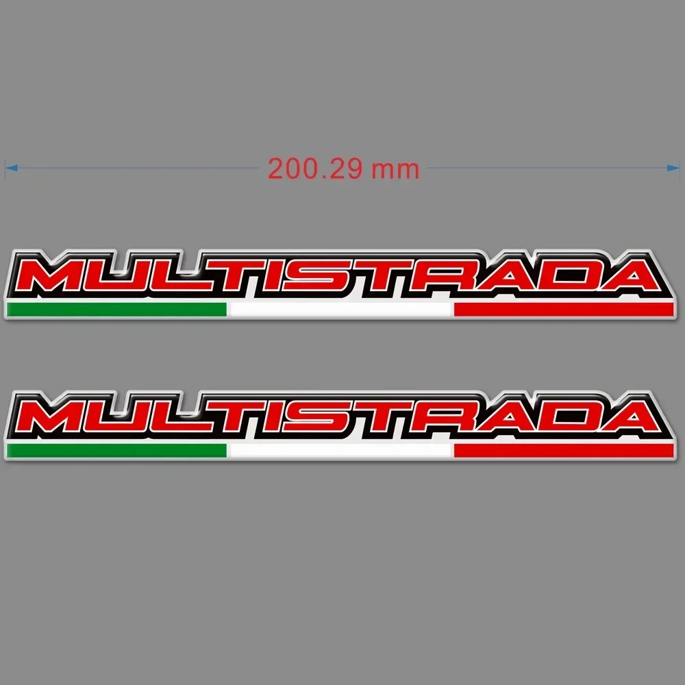 MULTISTRADA 1260S Fit Ducati bantalan tangki sepeda motor 3D stiker decal grip Kit minyak bahan bakar Gas pelindung lutut