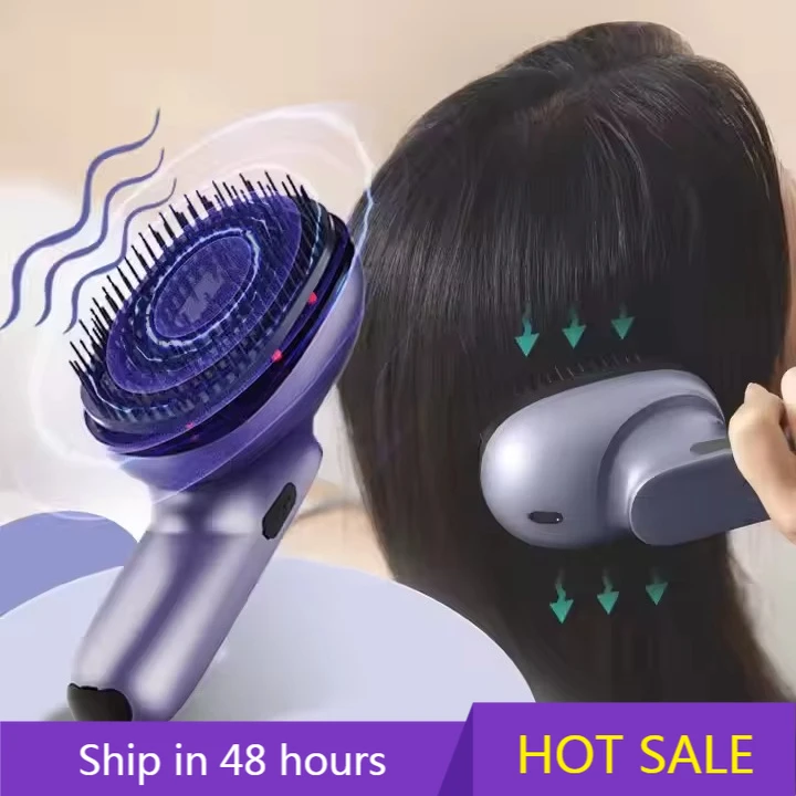 

YTYIN Nylon Hairbrush Essential Oil Mist Massage Comb For Hair Regrowth Treatments Hair Care Anti-static Straightener