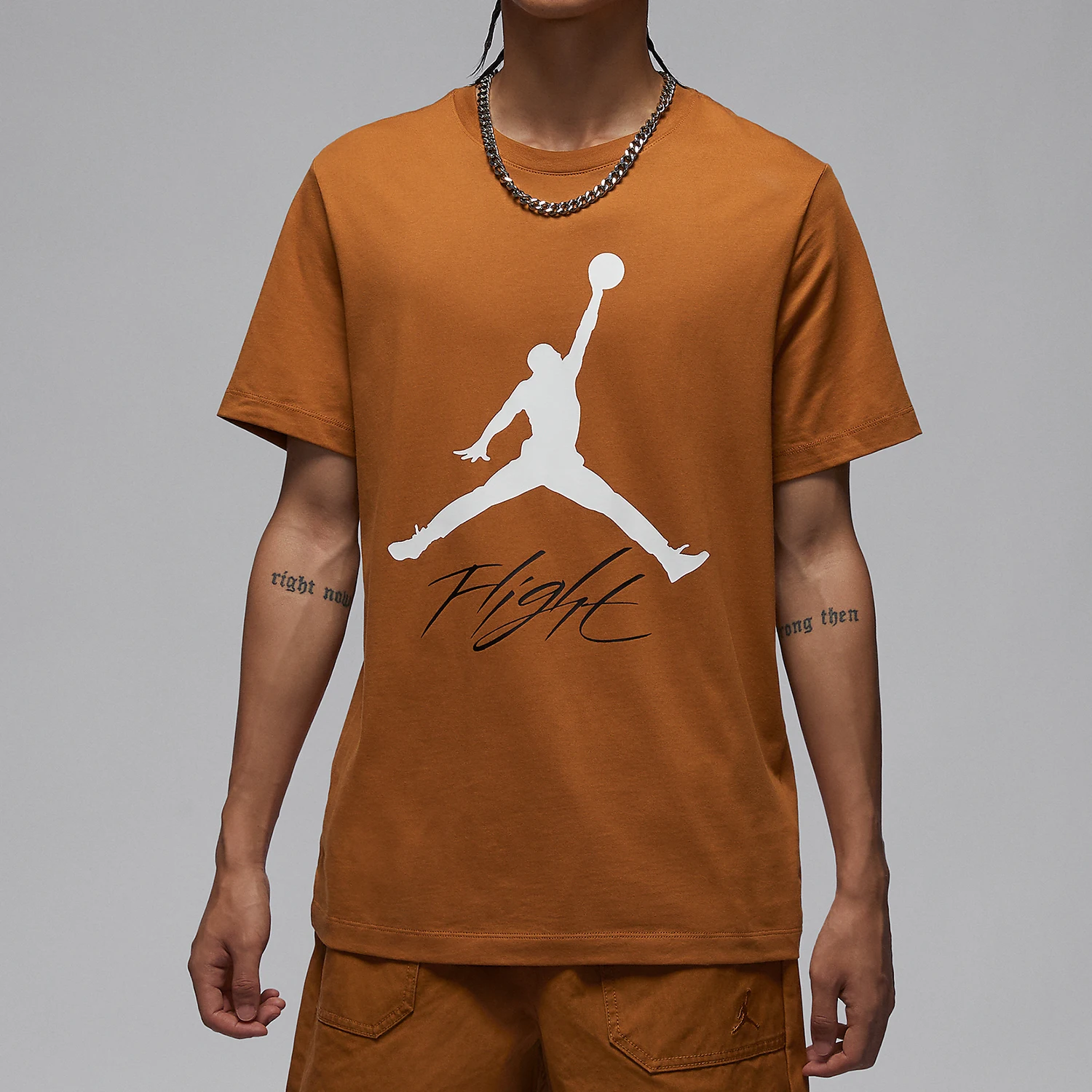 

Nike Genuine Jordan Jumpman Flight Men's Loose T-Shirt AO0665-228