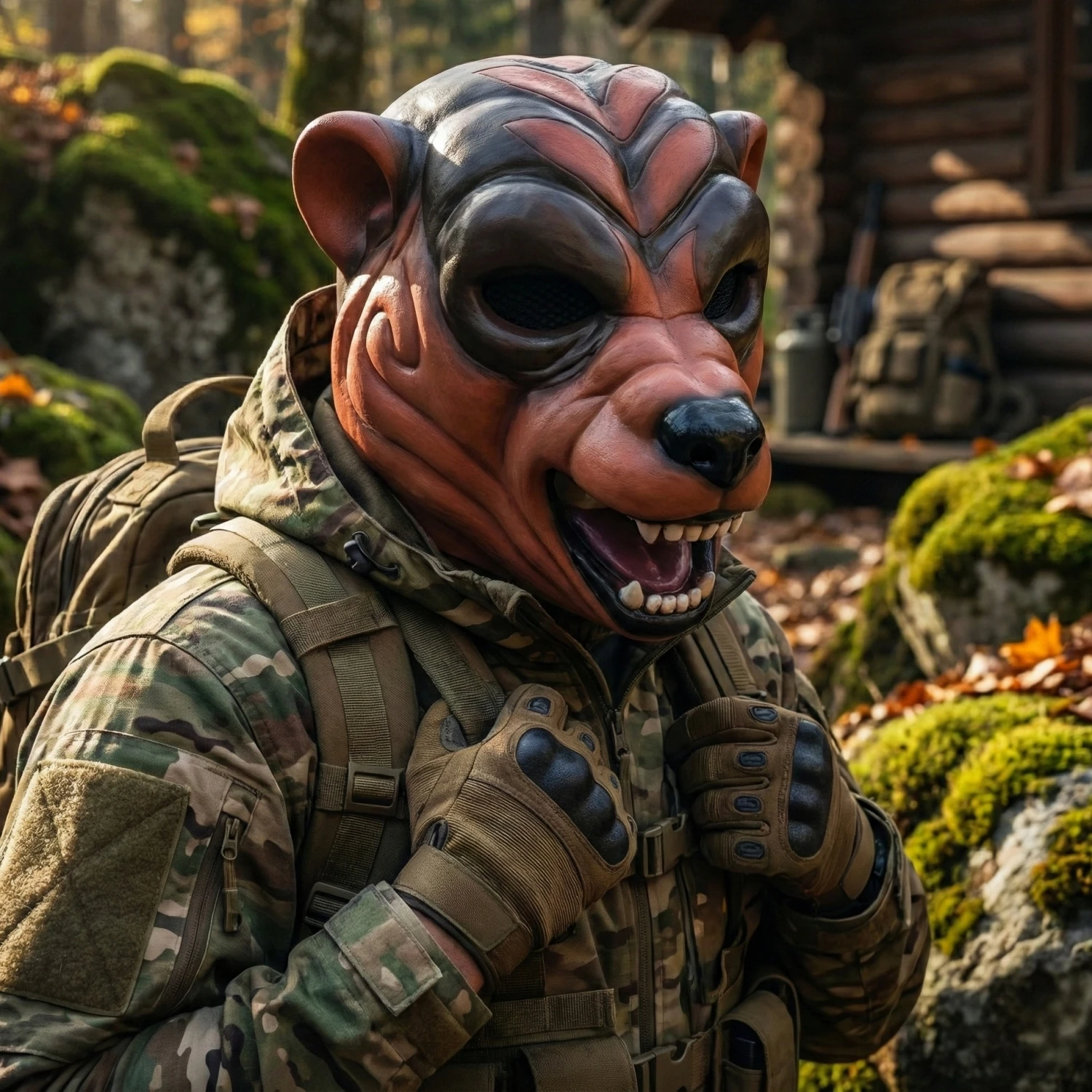 Hotline Miami Bear Mask Cosplay Design confortevole e traspirante per adulti e bambini Accessorio essenziale per le feste di Halloween