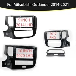 9 Inch 10 Inch Car Frame Fascia Adapter Android Radio Dash Fitting Panel Kit For Mitsubishi Outlander 2014-2021