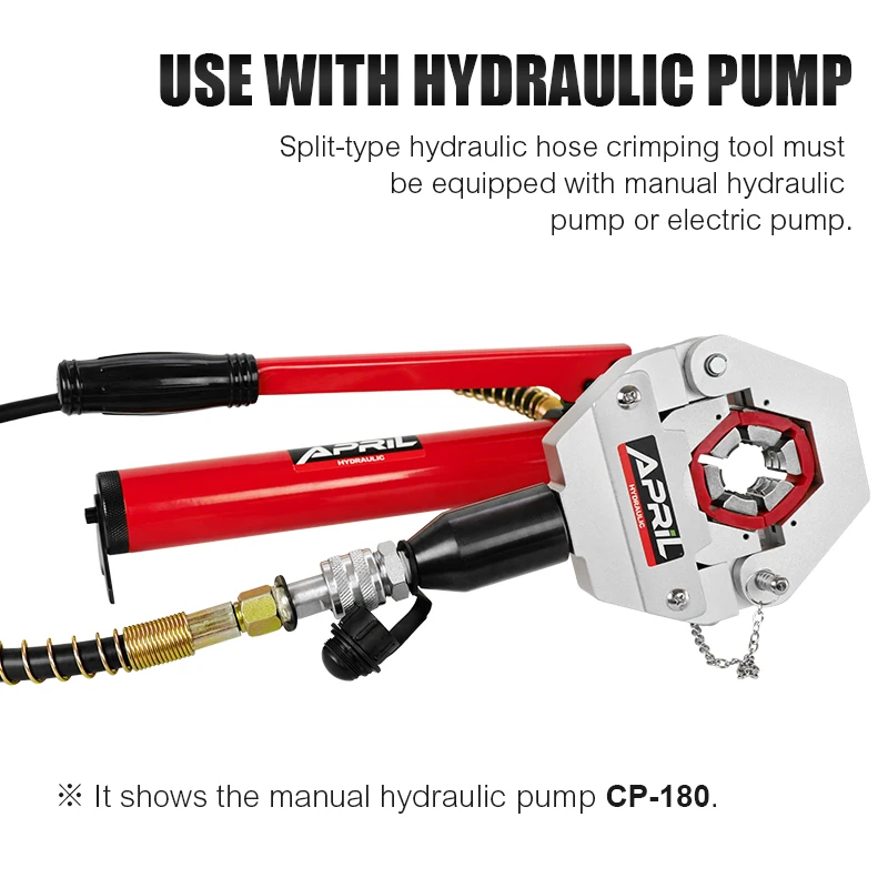 FYL-71500 เครื่องมือการจีบท่อไฮดรอลิกแบบแยกส่วนแบบแมนนวลสําหรับการจีบท่อเครื่องปรับอากาศอัตโนมัติ