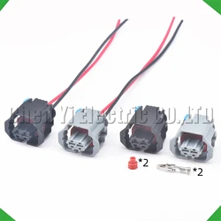 2 Pin Waterproof Connector Fuel injector Wire harness plug 15426723 15397337 For Isuzu mu-X Ranger D-MAX Rimai Ringtop Top 100