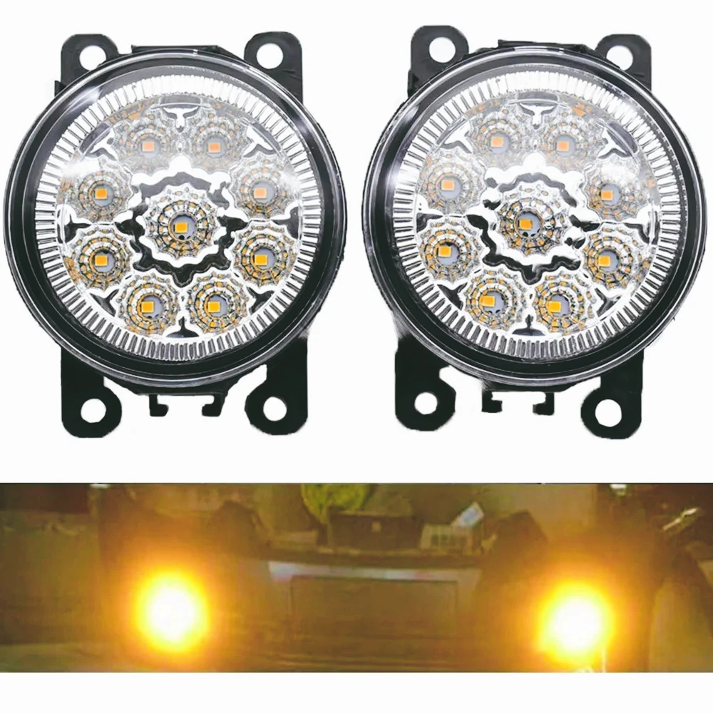 ZF-T 2 unids/set luces antiniebla de estilo de coche para SUZUKI SX4 GY Hatchback 2006-2014 parachoques delantero LED lámpara an