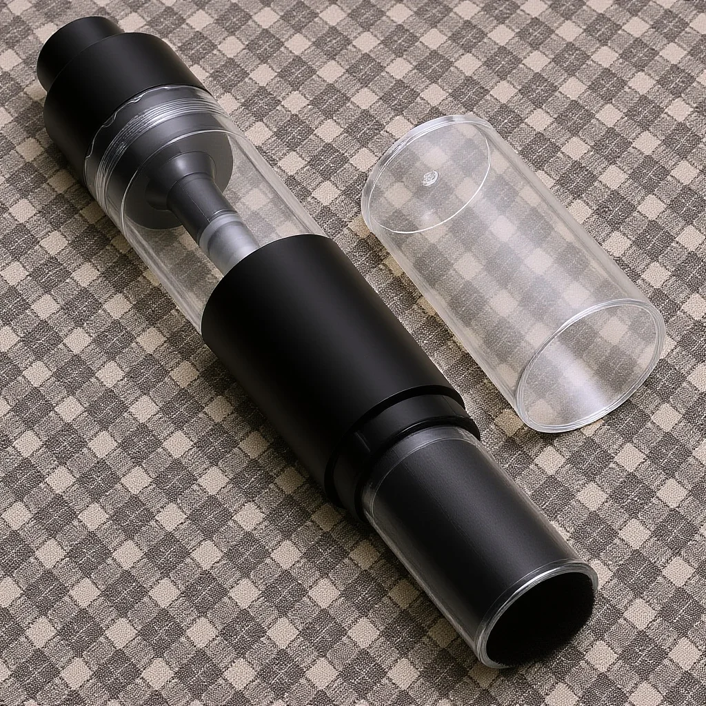 فرشاة بودرة قابلة لإعادة الملء مع قبضة مريحة ومتعددة الوظائف لكريم الأساس وأحمر الخدود وبودرة فضفاضة لتنظيف غبار الأظافر والسفر #1