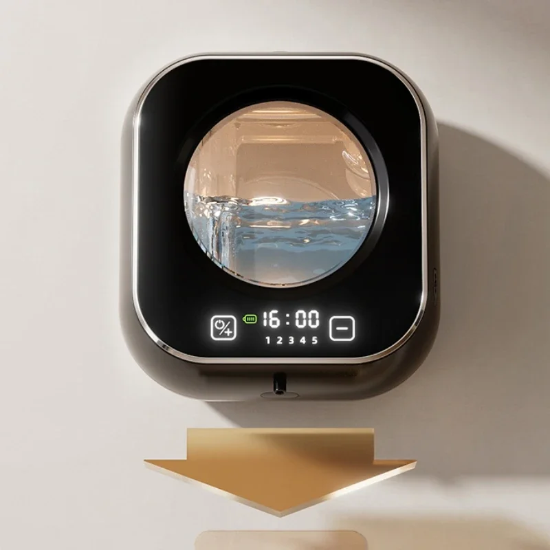 Mounted Automatic Soap Dispenser with Large Capacity Non-contact Rechargeable Sensor Kitchen with LED Intelligence Cleaning Wall