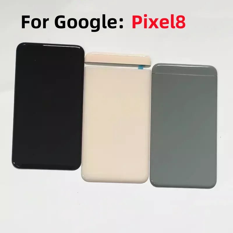 

Mobile Phone Back Glass Cover Case Replacement For Google Pixel8 Pixel8A Pixel8Pro Rear Housing Case