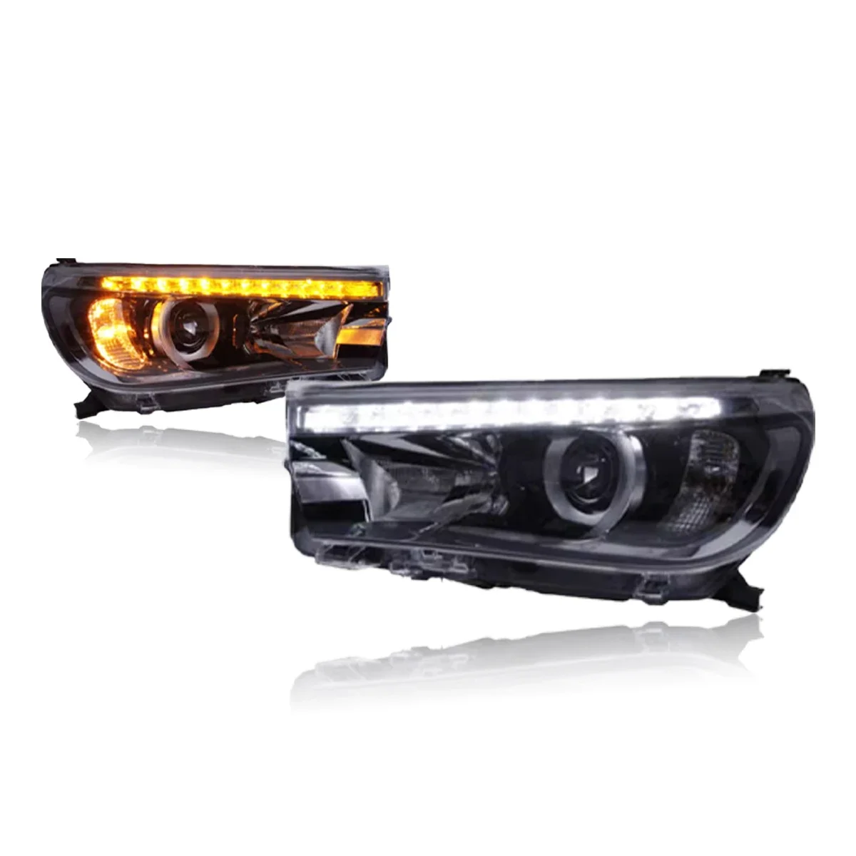 Car Accessories LED Headlights 2015 2016 2017 2018 2019 2020 2021 Head Lamps Front Lamp Assembly For Toyota Vigo Hilux Revo - Image 6
