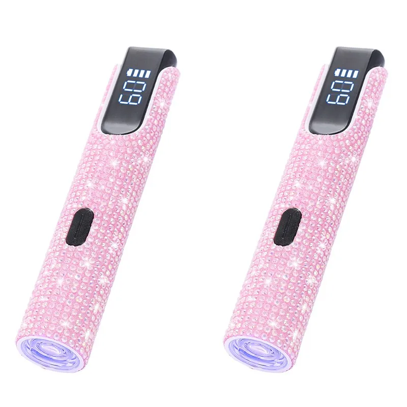 

A85M For Gel For Nails Handheld UV Light For PINK Diamond For Mini UV Light Cordless Nail Lamp Rechargeable 2Pc