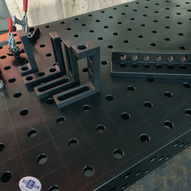 China cast iron 3d welding table and welding fixture