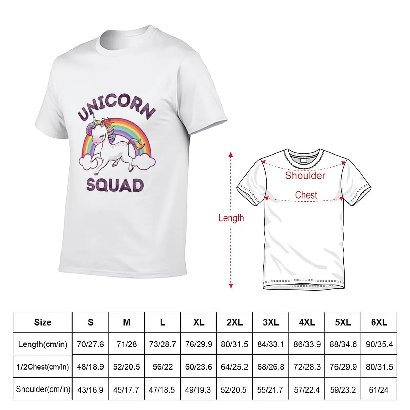 New Unicorn Squad Rainbow Unicorns Queen T-Shirt boys animal print shirt Blouse Short sleeve tee mens graphic t-shirts pack