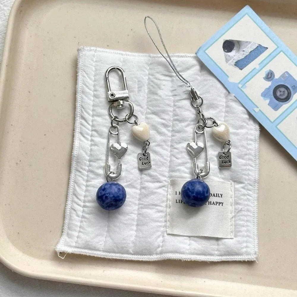 

Милый кулон ручной работы в виде черники, бисерная цепочка из смолы для телефона, цепочка для камеры, девичий брелок для ключей