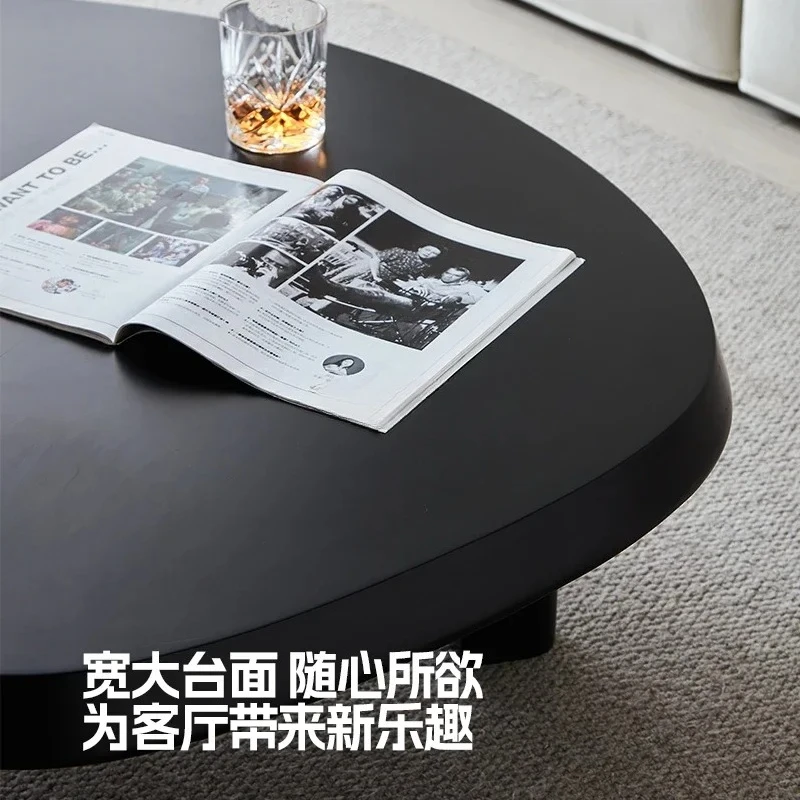 Living room coffee table wabi sabi wind short rectangular tea table