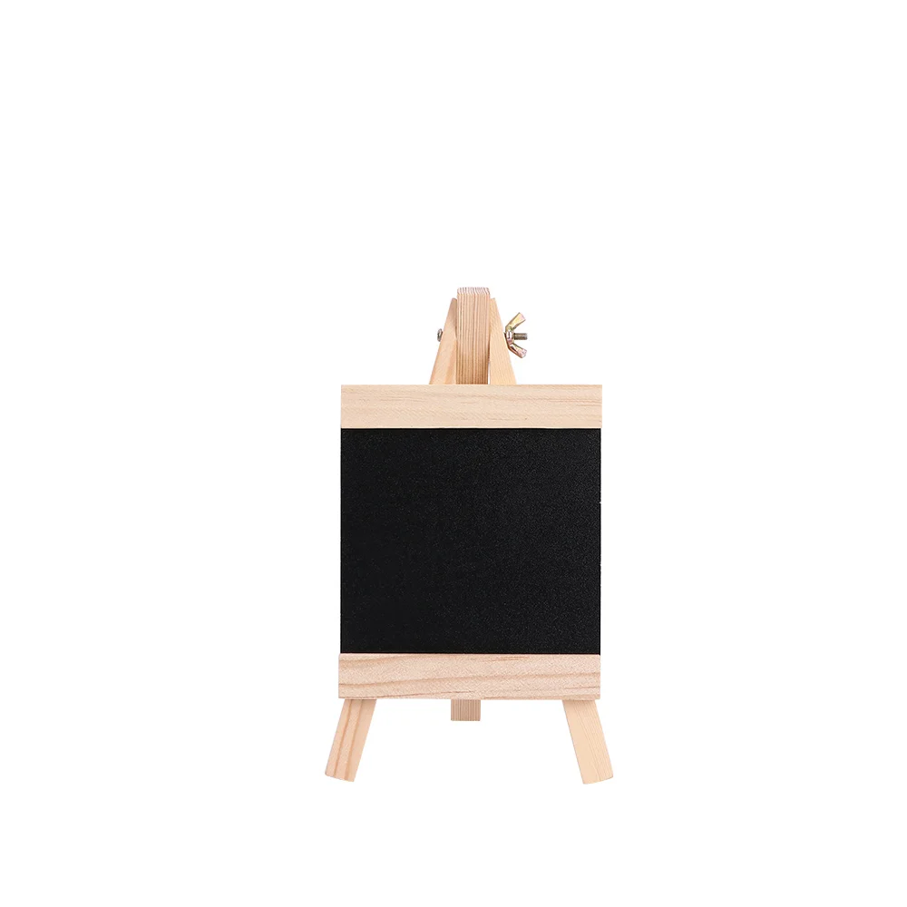 

Memo Mini Collapsible Black Desktop Message Chalk Chalkboard Wooden Boards Pine Wood Easel Blackboard