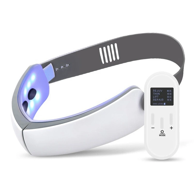 Micro-current Face-saving Artifact Red and Blue Light Irradiation Double Chin Beauty Instrument