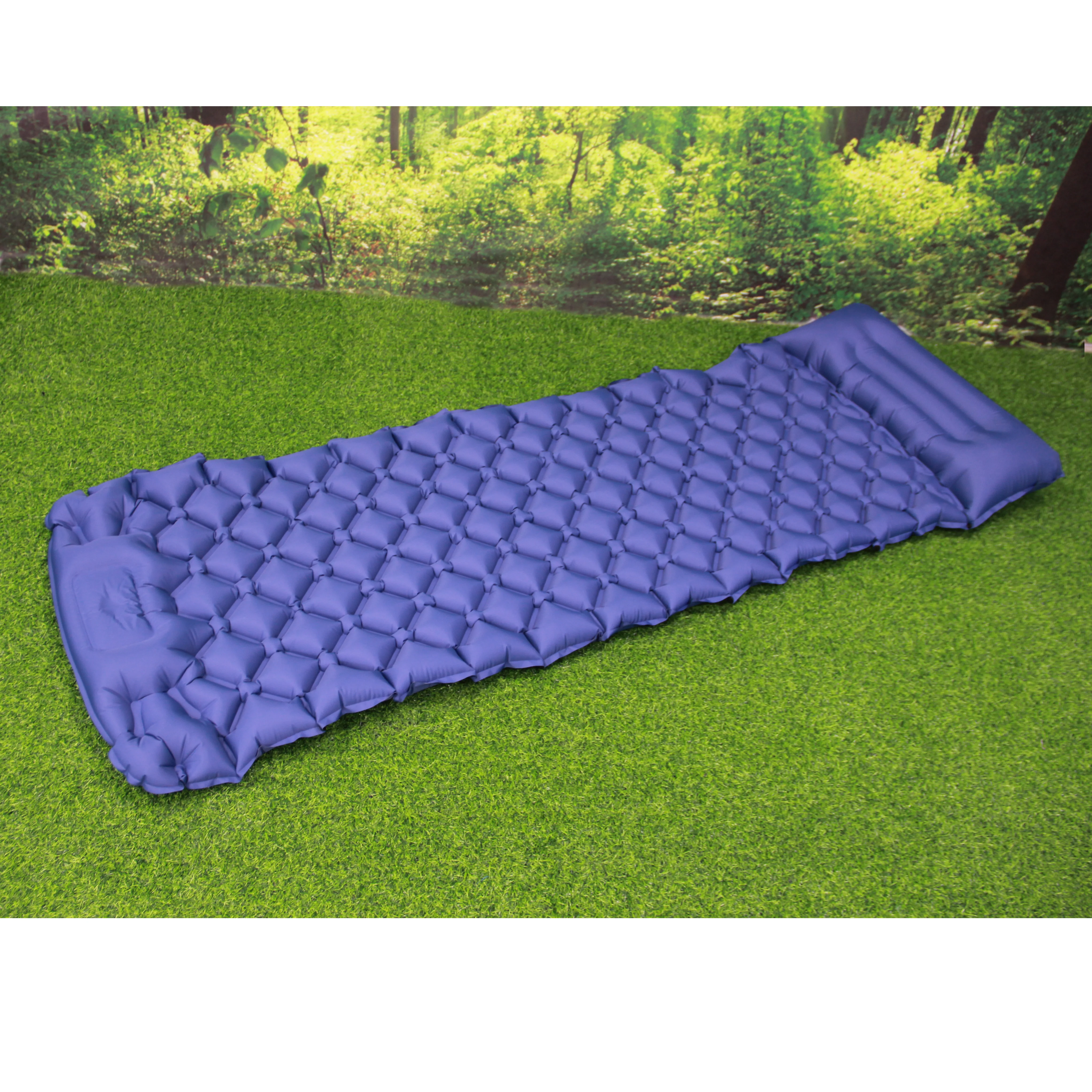 

Высокоэффективный надувной складной походный матрас из ТПУ со встроенным насосом, нагрузка до 150 кг, с подушкой, для походов и кемпинга