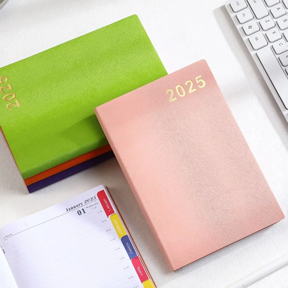 

Creative A5 2025 Agenda Book Planner Reminder To Do List Schedule Book Simple Office Supplies Calendar Book Students