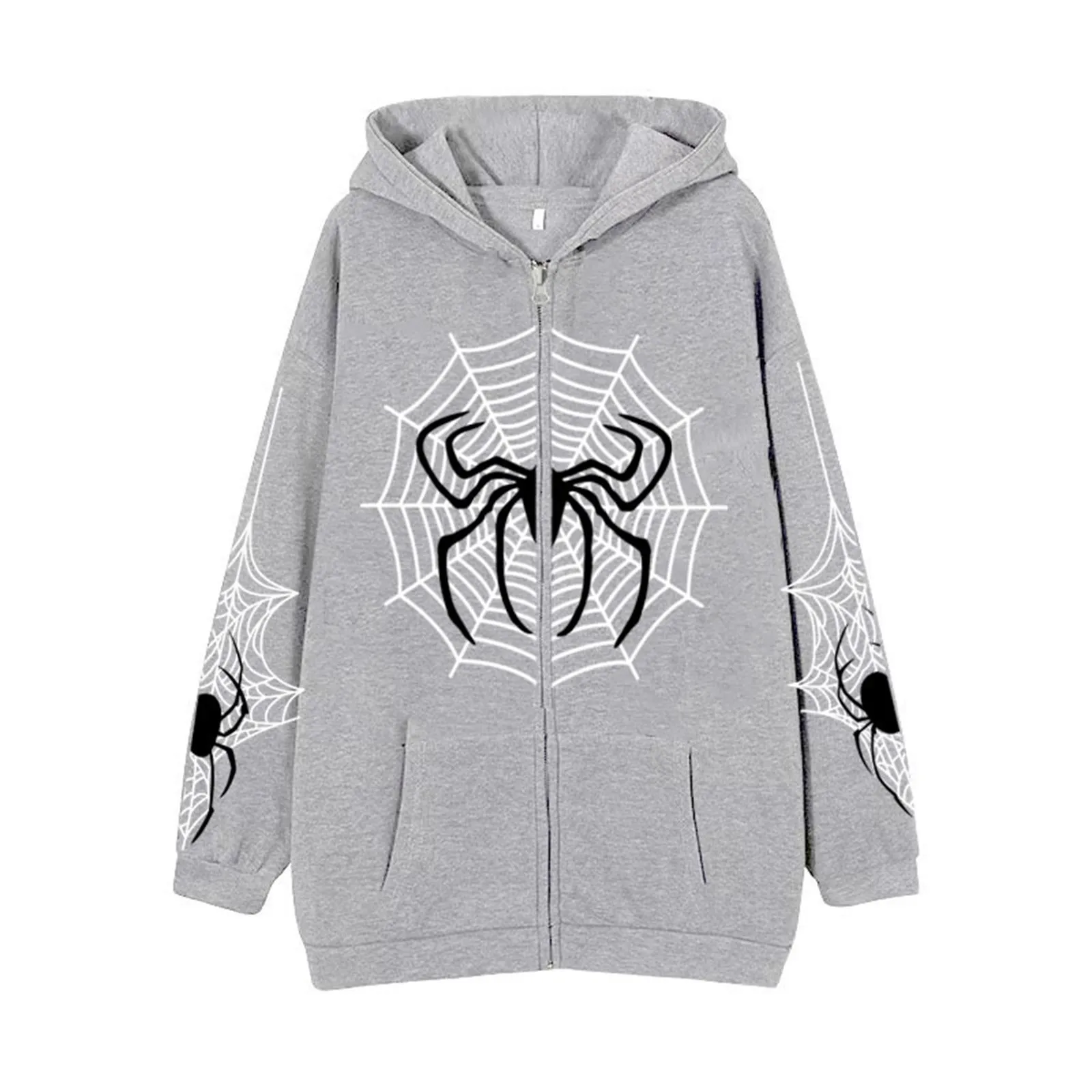 Men And Women With The Same Street Autumn And Winter Fashion Zipper Street Trendy Hoodie Retro Streetwear Hip Hop Outdoor