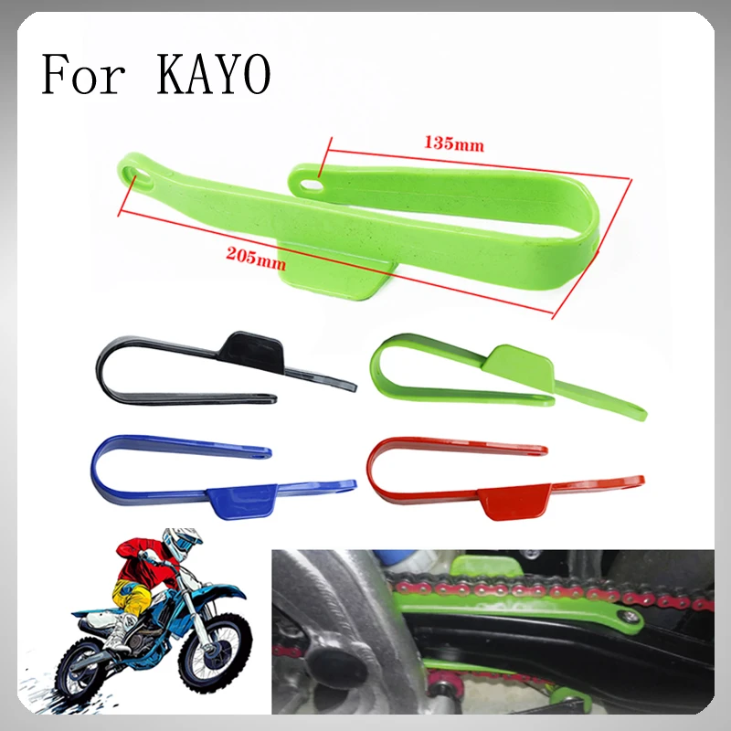 Protector de Cadena para Motocicleta, Cubierta de Protección para Brazo Oscilante Trasero, Compatible con BSE Bosuer KAYO 110CC -160cc, Guía de Protección de Cadena para Motocross