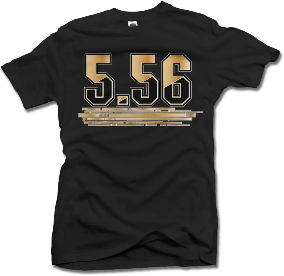 5.56 Ammo AR-15 Gun T-Shirt Men's Tee (6.1oz)