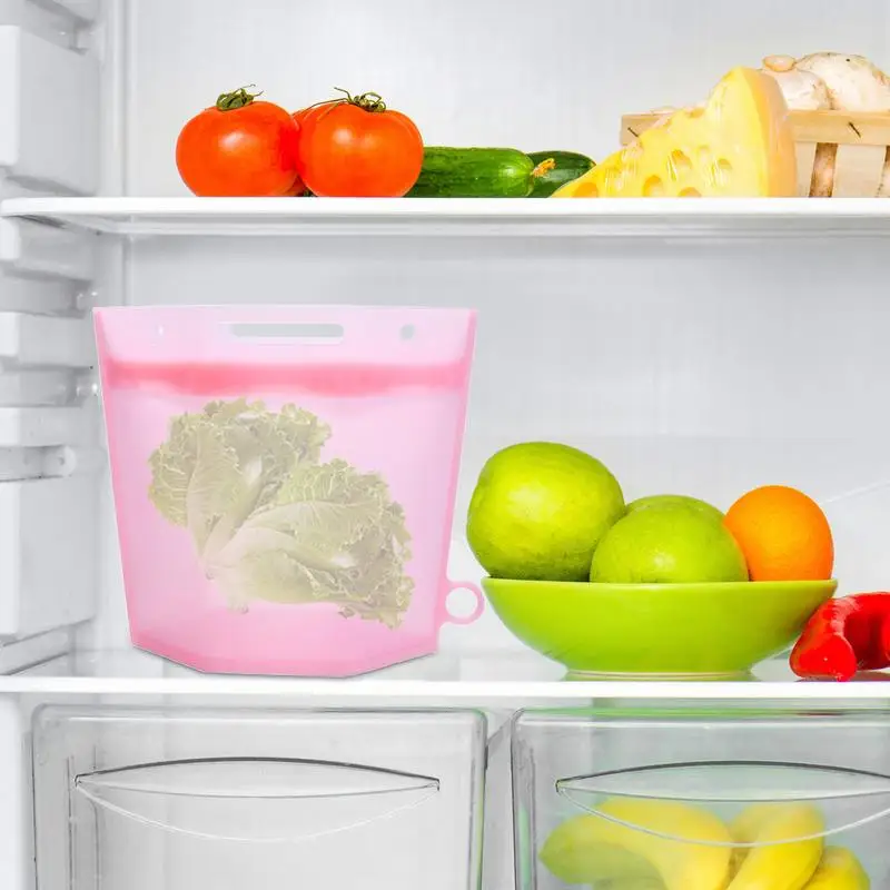 Sacchetti per congelatore riutilizzabili sacchetti per Snack Sandwich a tenuta stagna conservazione per alimenti autosigillante trasparente lavabile in lavastoviglie per frutta da frigorifero da cucina