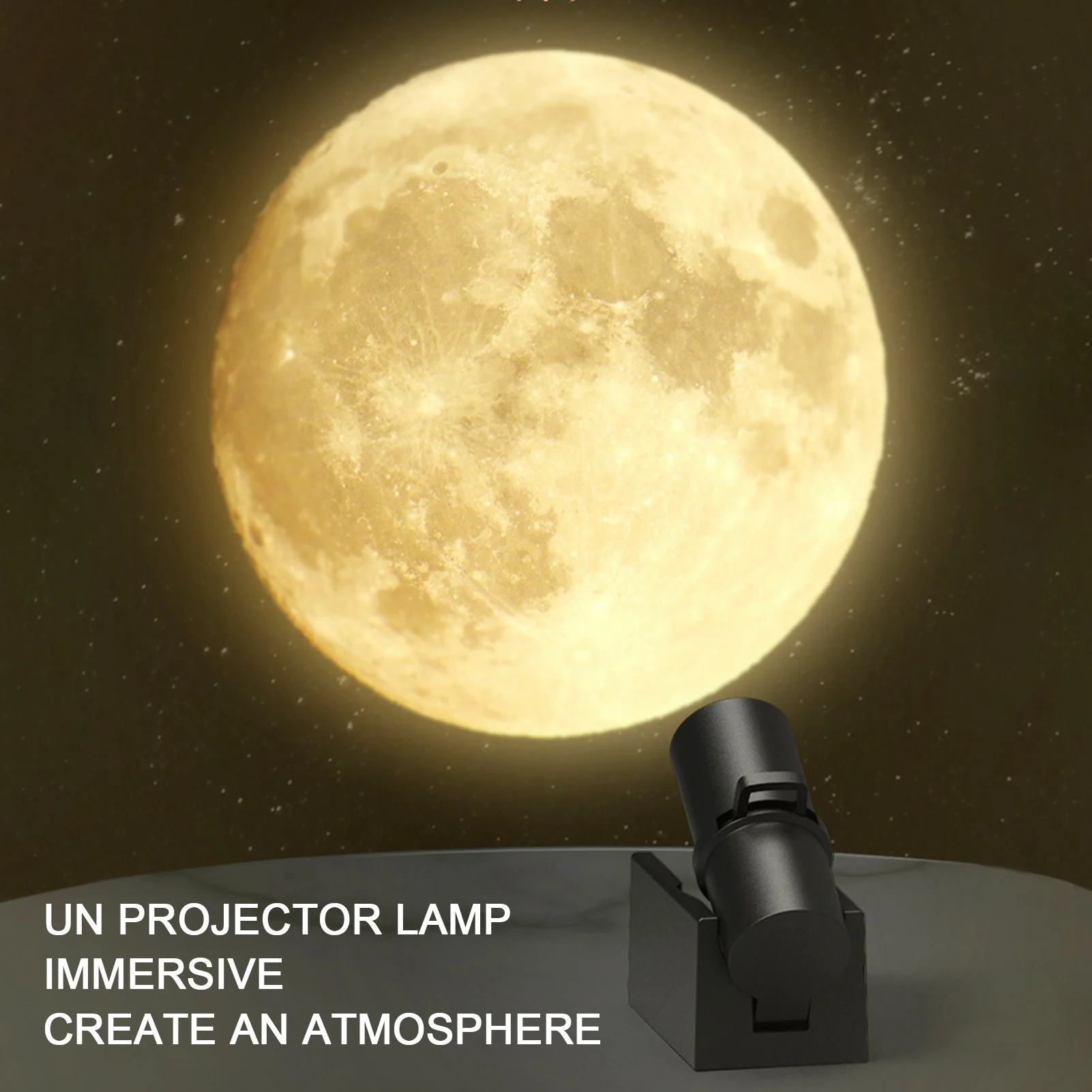 Earth Moon Projection Lamp Star Projector Planet Projector Background Atmosphere Led Night Light For Kids Bedroom Wall Decor