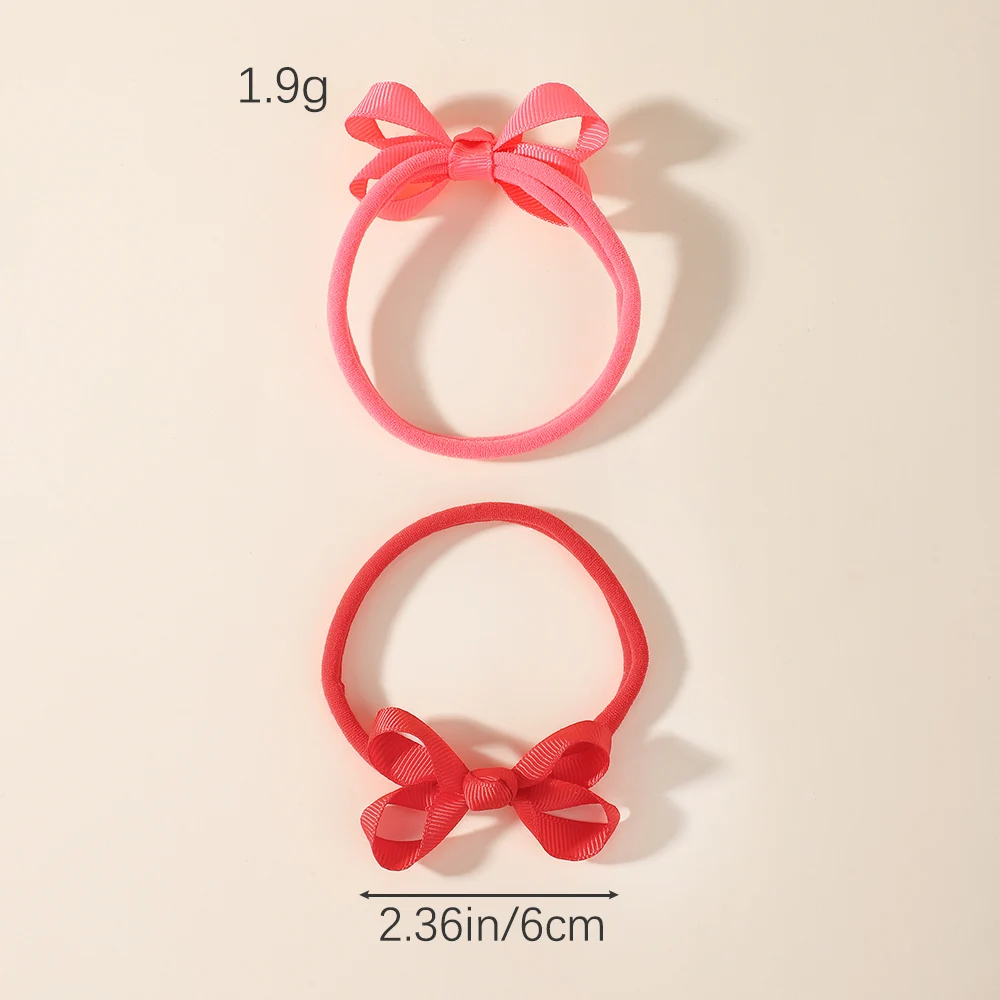 RAINBOW BOWS 3/4-teiliges Waffel-Schleifen-Strick-Stirnband-Set, sicheres elastisches Stirnband, bequemes Haarband für Babys, zum Tragen als Kopftuch – Detail 11