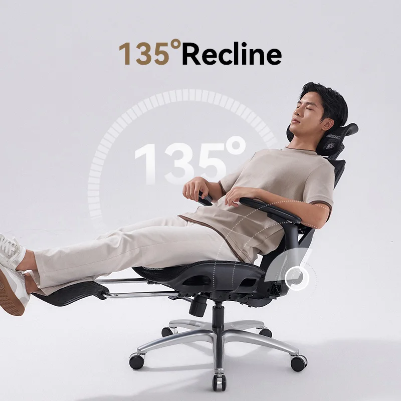 Sillas B300 Silla Ergonomica Office Chair with 135 ° Adjustable Seat Depth