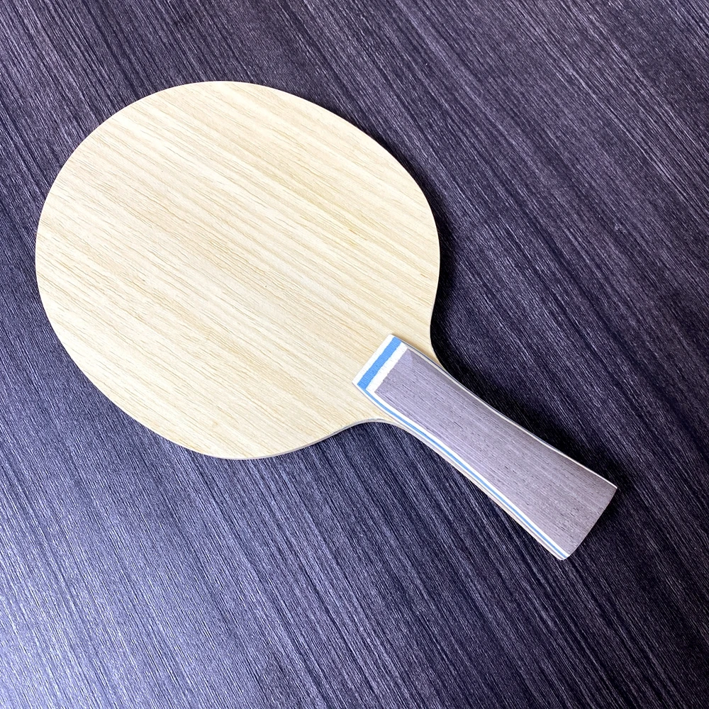 Lemuria-Table Tennis Blade, Special Hand Made Blue ALC, Classic 5 PLY Wood with 2 Layers ALC Ping Pong Padel Offensive