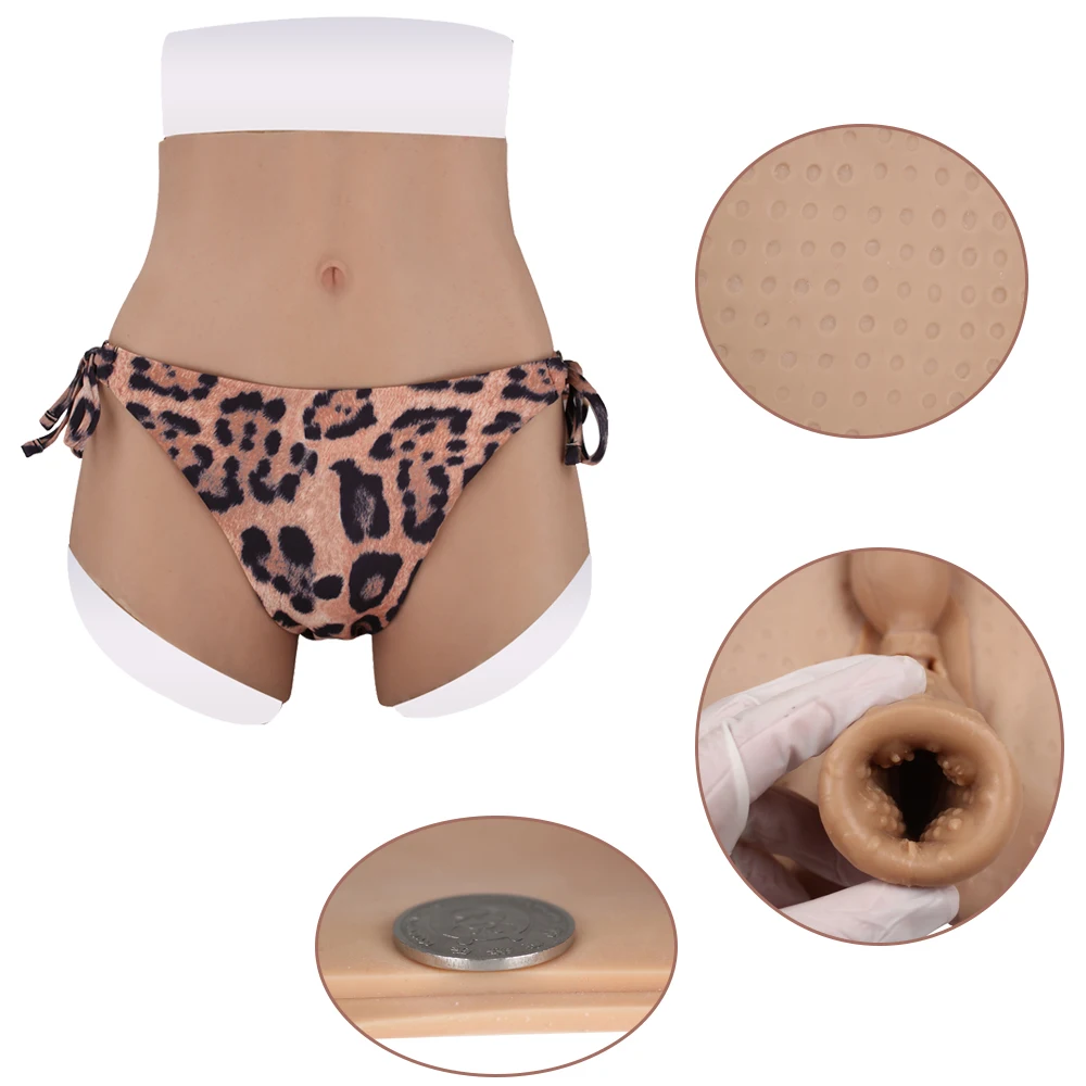 

Pant With Realistic Vagina Silicone Vagina Panties Artificial Vagina Underwear Costum Cosplay for Sissy Drag Queen Pussy Briefs