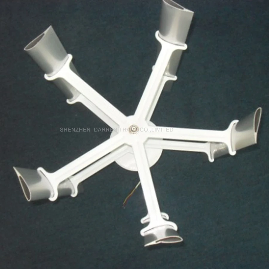12V Small Wind Turbine High Efficient Domestic Wind Turbine Generator 5 Blades Wind Energy Rotor