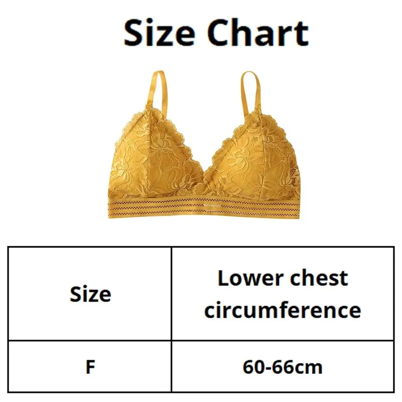 Lace Triangular Cup Suspender Bra Thin Cup Without Steel Ring Sexy Beautiful Back Breathable Bra Detachable Chest Pad