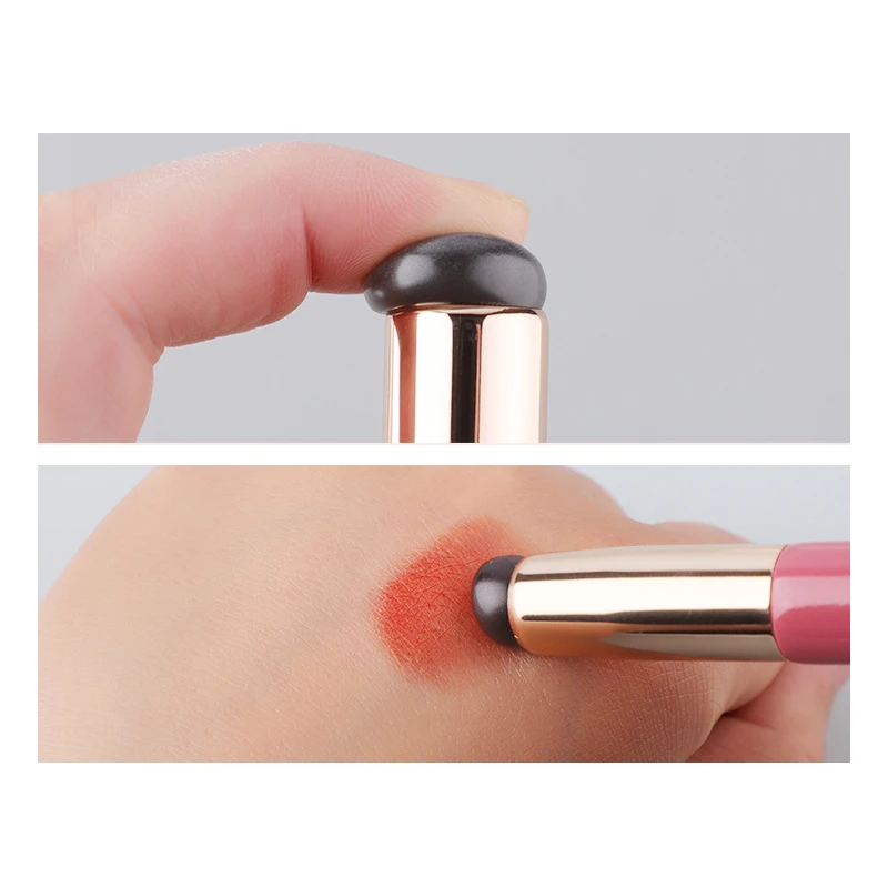 Silicone Angled Concealer Brush Like Fingertips Q Soft New Portable Round Head Silicone Makeup Brush Lip Brush Lipstick Brush