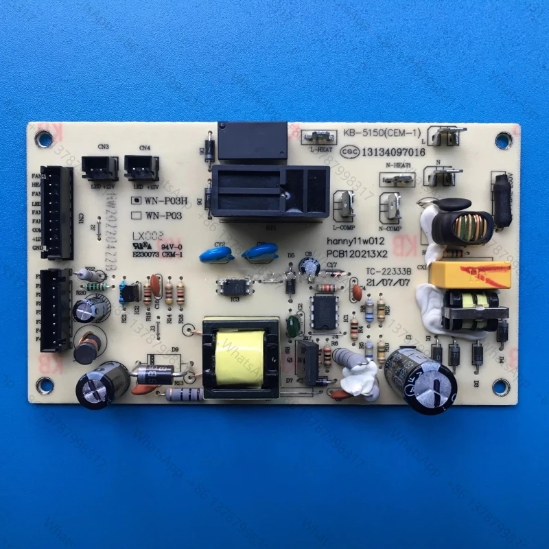 1 PCS  Wine Cabinet Refrigerator Computer Motherboard WN-P03H Hanny11w012 PCB120213X2 220V 110V