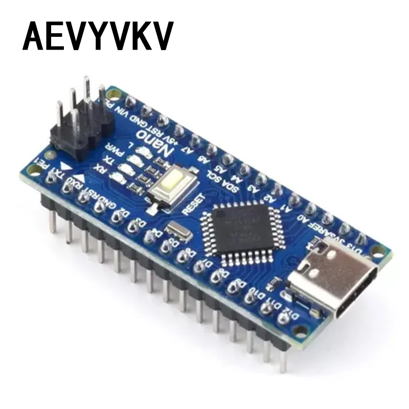 Promotion For arduino Nano 3.0 Atmega328 Controller Compatible Board Module PCB Development Board without USB V3.0 mircro type-c