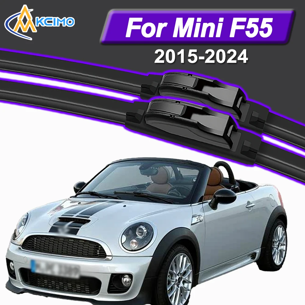 

Silicone Car Wiper Blades for Mini F55 2015-2024 - All Weather Silent Wiper Blades, Quick Release Clip