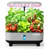 Hydroponics Growing System Premium 16-Pod Indoor Herb Vegetable Fruit Kit Gray 8L