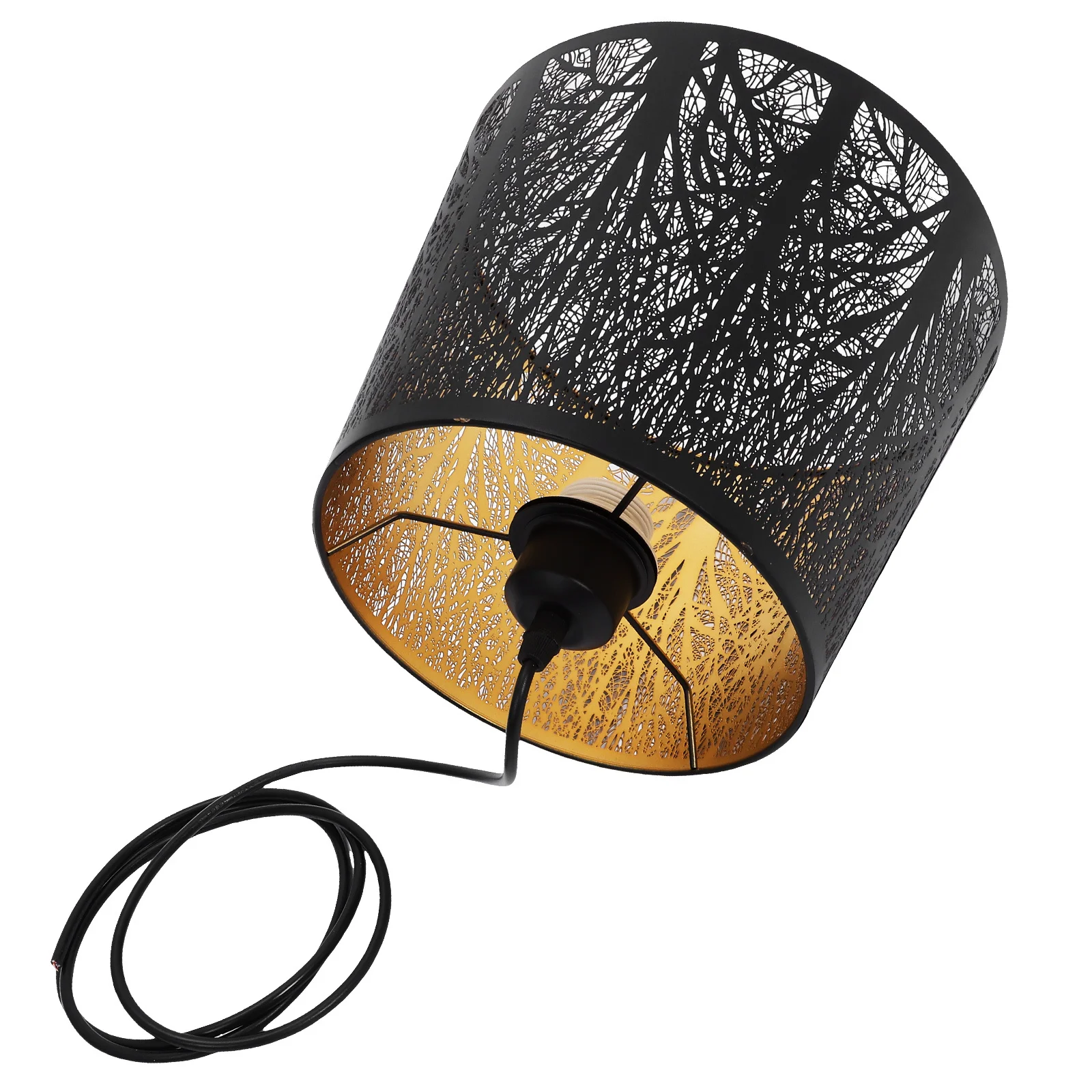 

1Set Metal Lampshade Hollow-Out Iron Lamp Cover Decorative Pendant Light Shade for Home Bar Restaurant Cafe Metal Lamp Shade