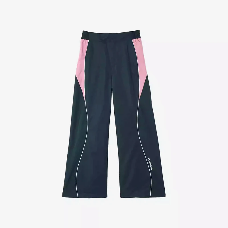 

Оригинальные зимние женские спортивные брюки Puma с широкими штанинами и вышивкой в стиле пэчворк 631086-69
