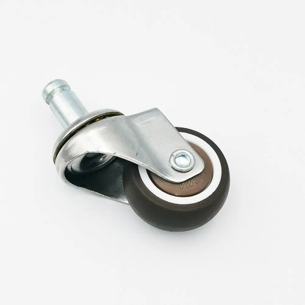 1/1.5/2 inch TPR Rubber Casters Forming Bearing Pulley Soft Coated Wheel Replacement Suitcase Wheel Parts For Furniture