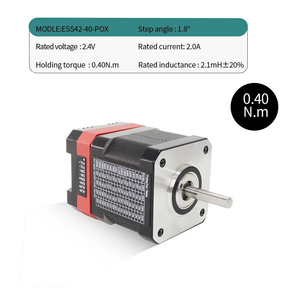 

Nema17 ESS42/IG42/EMS42 интегрированный шаговый двигатель с замкнутым контуром, встроенный серводвигатель, шаговый двигатель и драйвер гибридной мощности 485 коммуникации
