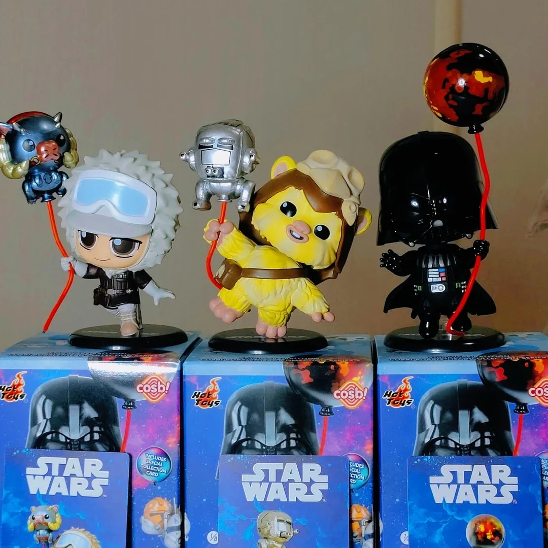 Hottoys Star Wars Balloon Cosbi Wackelkopf-Sammlung Serie 2 Blind Box Mini-Figur Sammlerstück Desktop-Deko Personalisiert