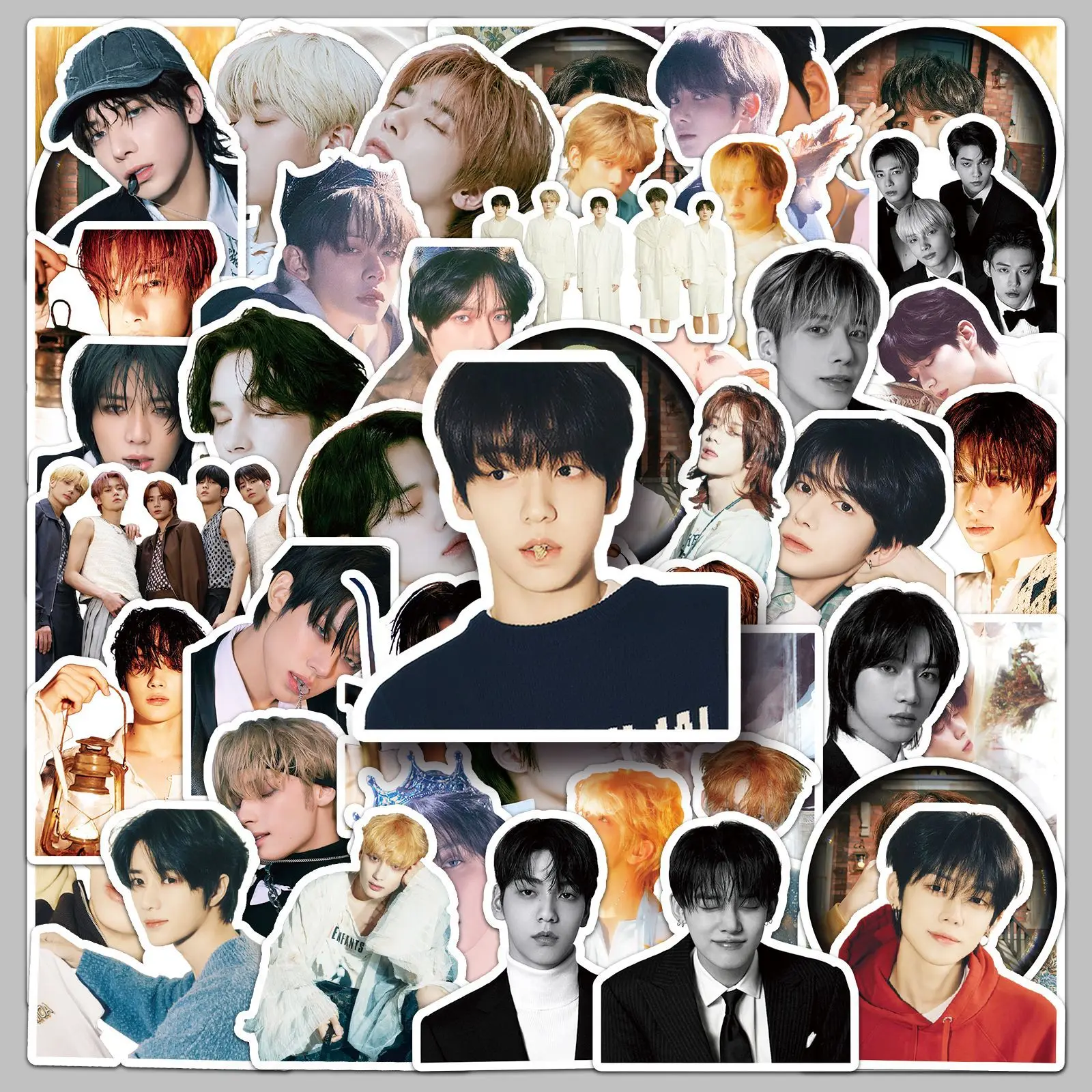 53Pcs/Set Kpop Yeonjun Beomgyu MINISODE Album Stickers Soobin Taehyun Self-adhesive Cup Guitar Luggage Phone DIY Decal Fans Gift