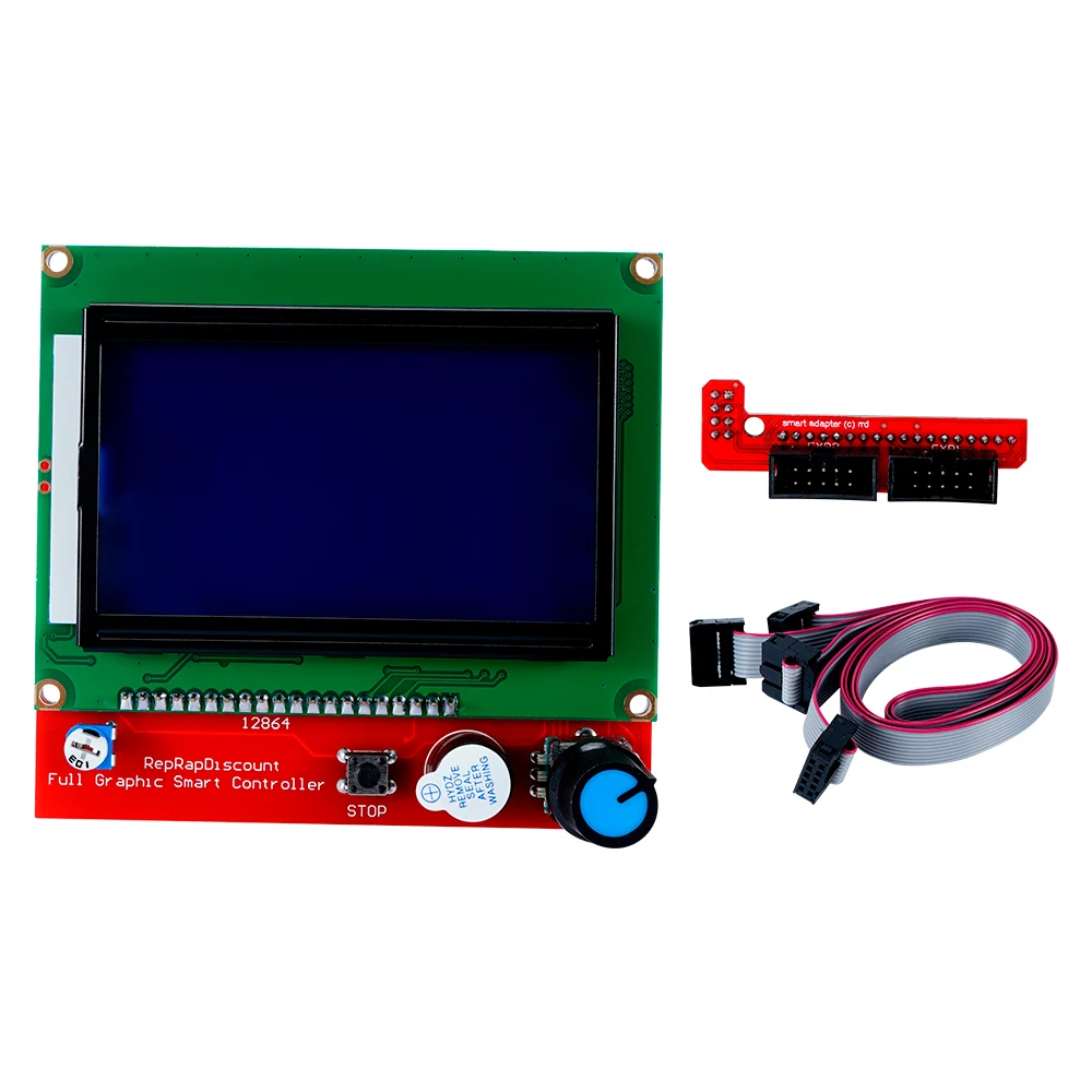 Ramps Lcd 12864 Bedieningspaneel Smart Controller Scherm Met Ramps 1.4 Voor Reprap Smart Adapter Board Mendel 3D Printer