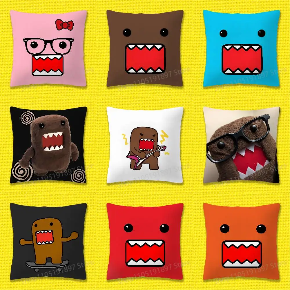 

Cartoon D-DOMO KUN Throw Pillow Case For 45x45cm 40x40cm 30x30cm 50x50cm 55x55cm Square Home Pillowcase Case