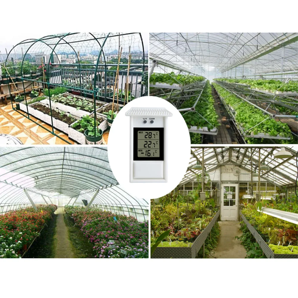 

Digital Thermometer Memory Function for Max Min Outdoor Thermometer Household Thermometers Environmental Thermometer for Garden
