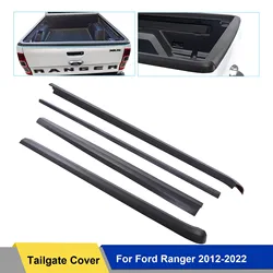 4PCS Letto Rail Cap PORTATORE RAIL GUARD CAP COVER PROTETORE PER FORD RANGER 2012-2022 RAPTOR PX PX2 PX3 WILDTRAK MATT BLACK