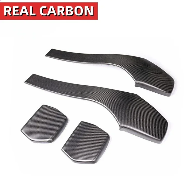 Suitable for BMW interior seat back dry carbon fiber cover trim parts F80 M3 F82 F83 M4 F87 M2 M2C real carbon fiber modificatio