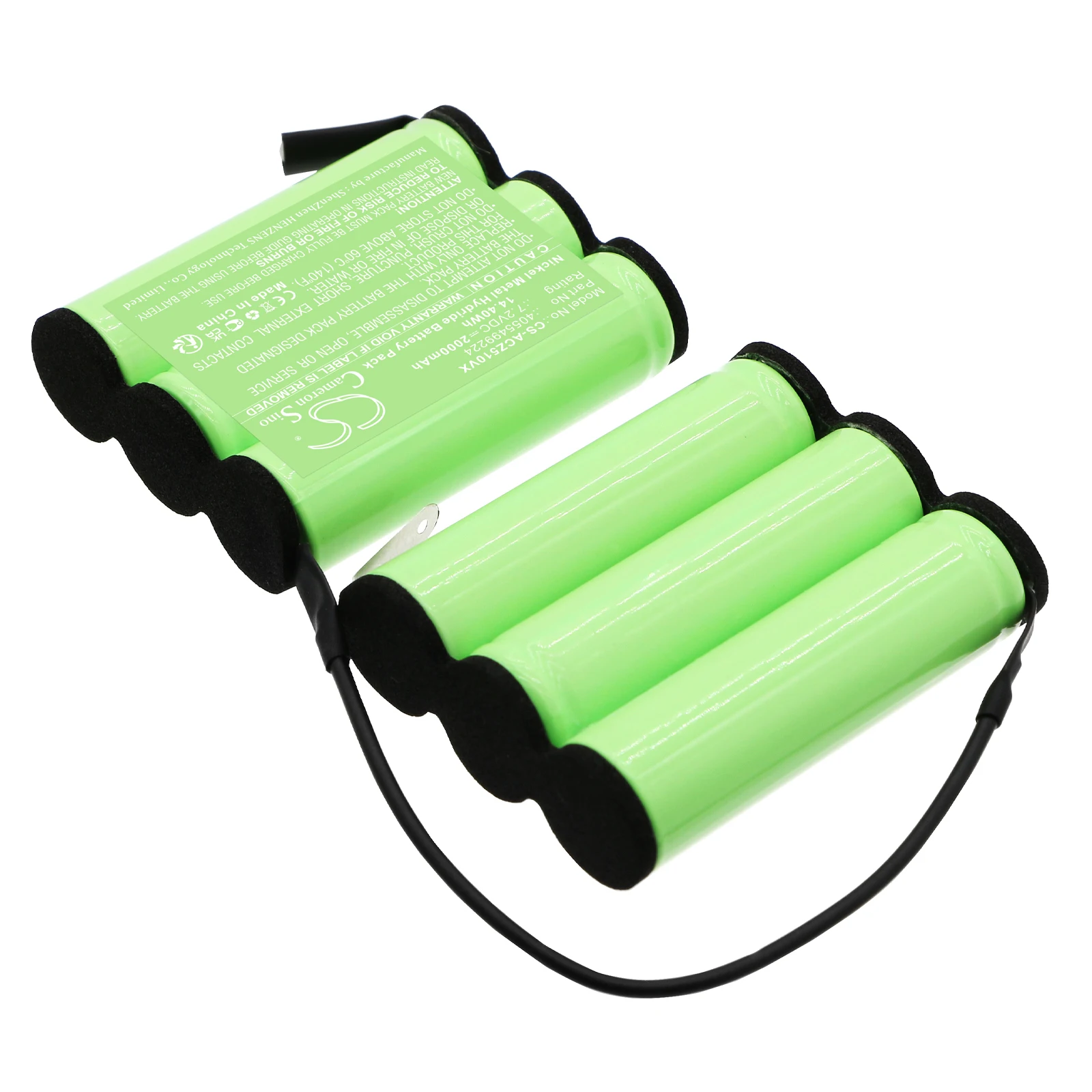 Batteria sostitutiva CS per AEG ZB5106 4055251666 , 4055499224 , F 692864   2000 mAh / 14,40 Wh